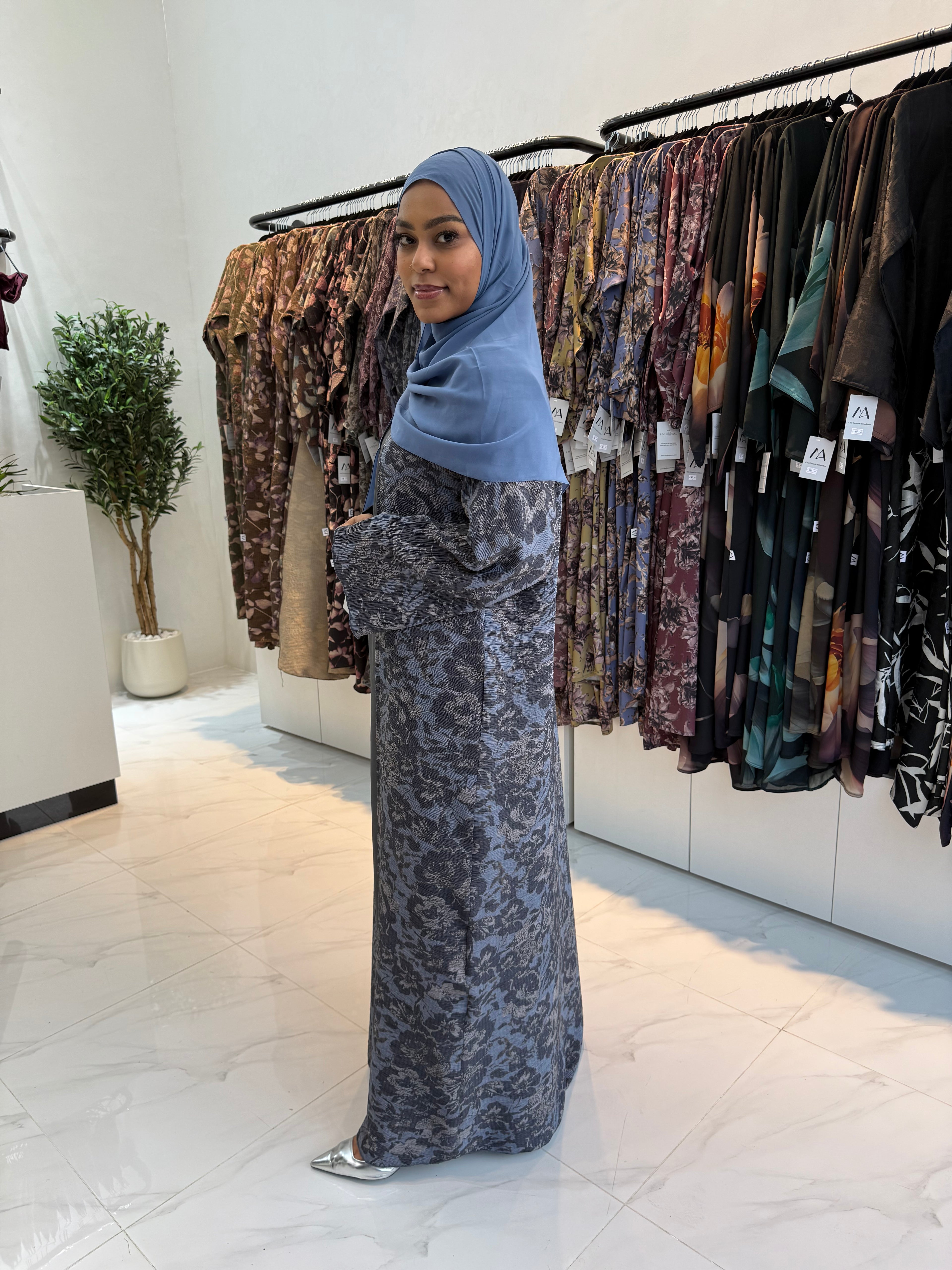Printed Abaya