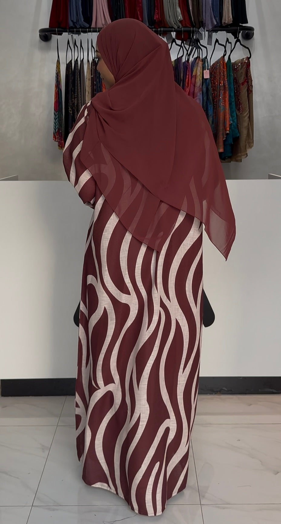 Burgundy Wave