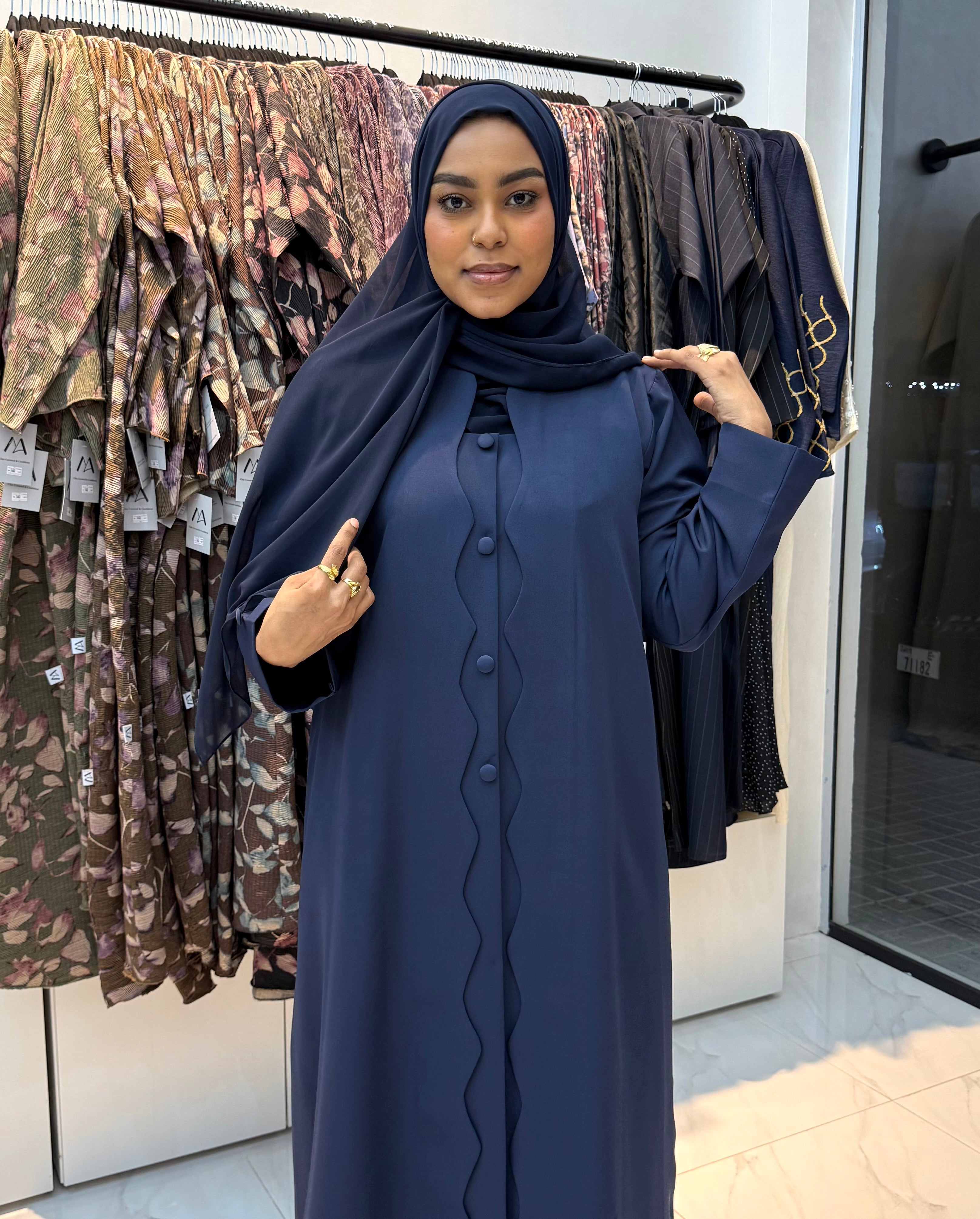 Blue Abaya