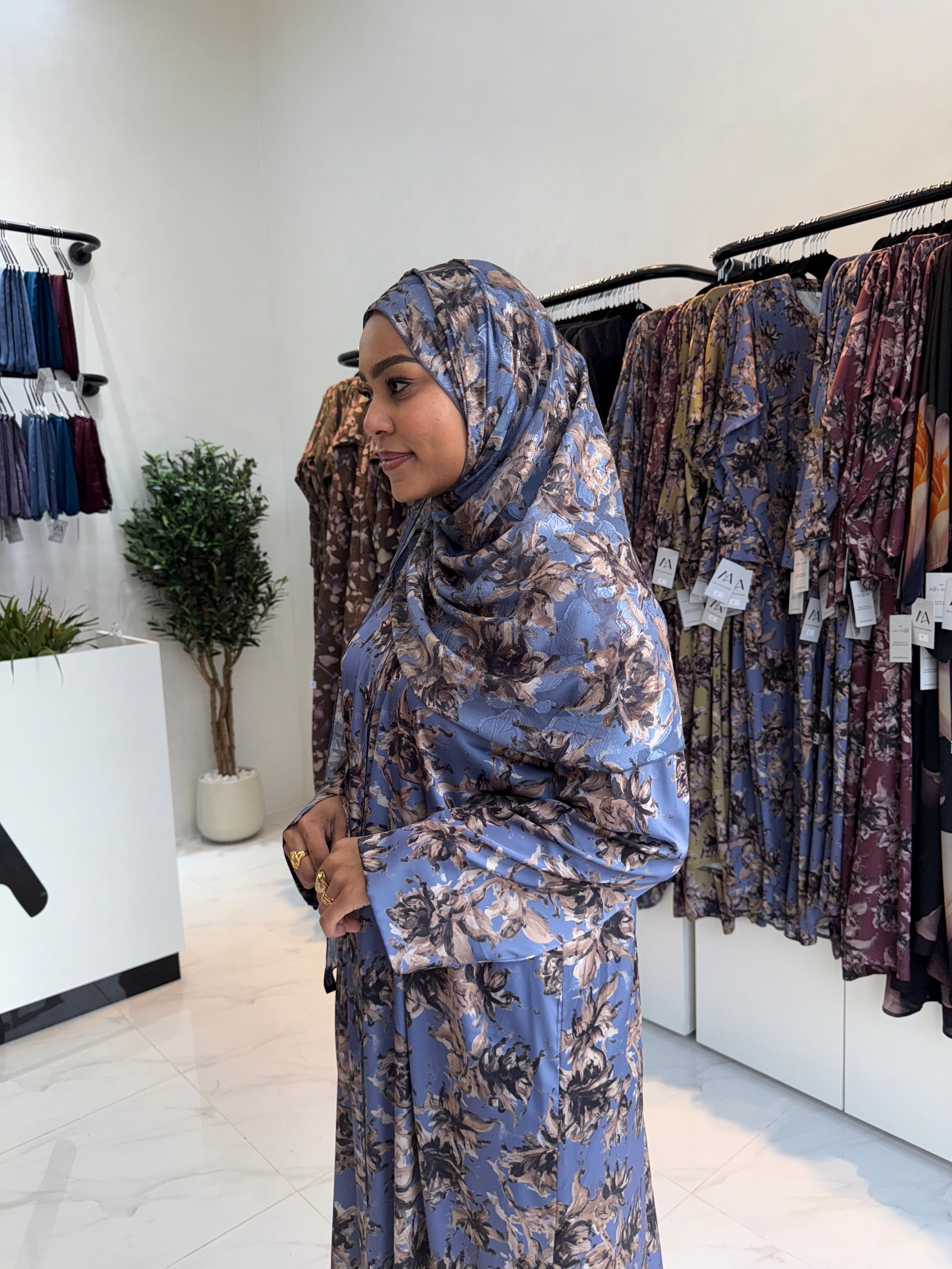 Printed Abaya