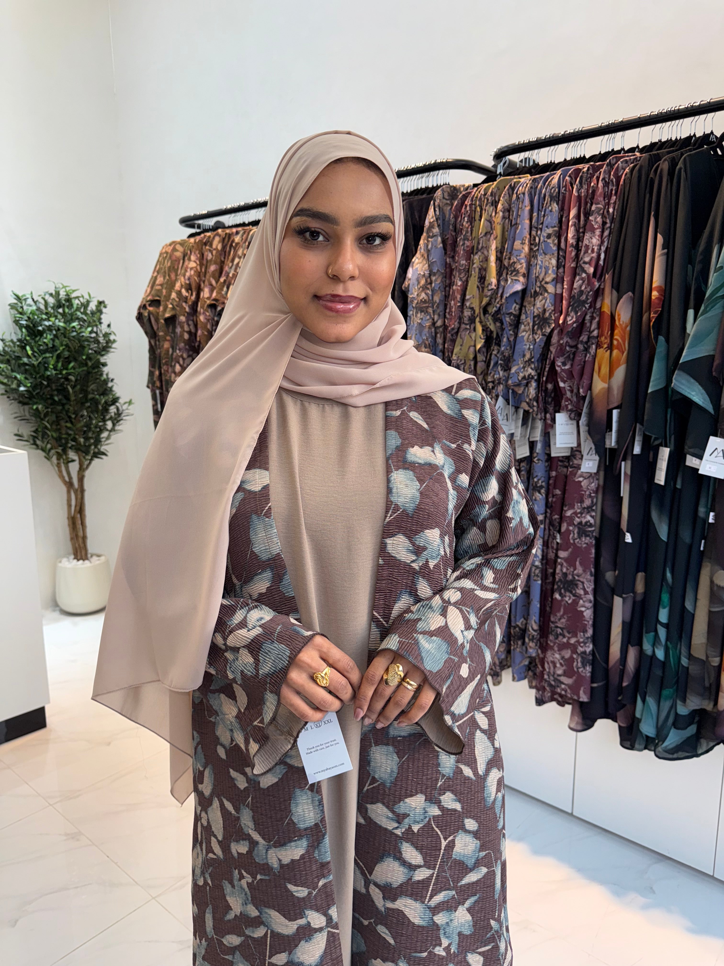 Printed Abaya