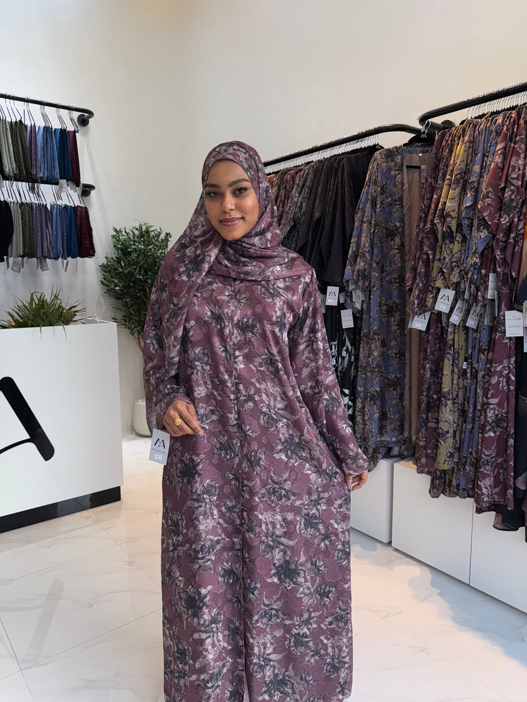 Double Chiffon Abaya