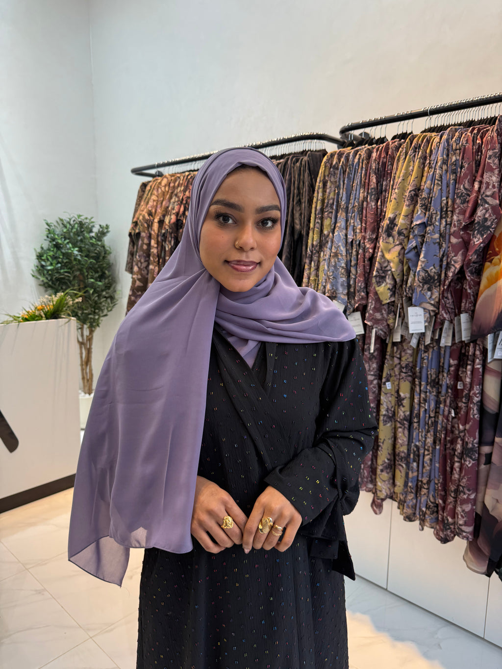 Purple Scarf