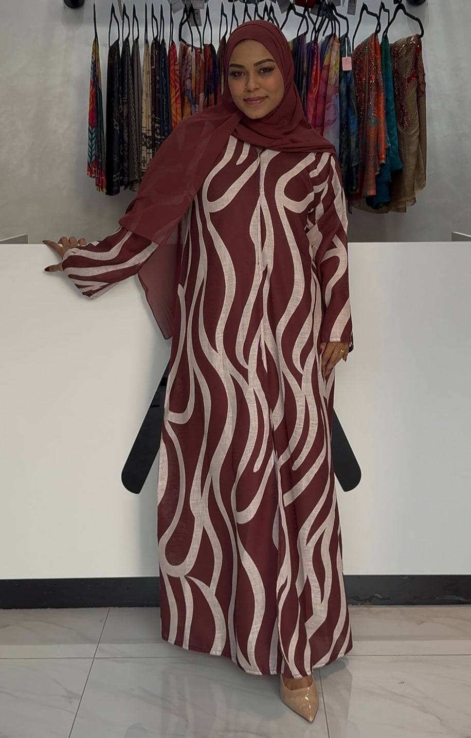 Burgundy Wave