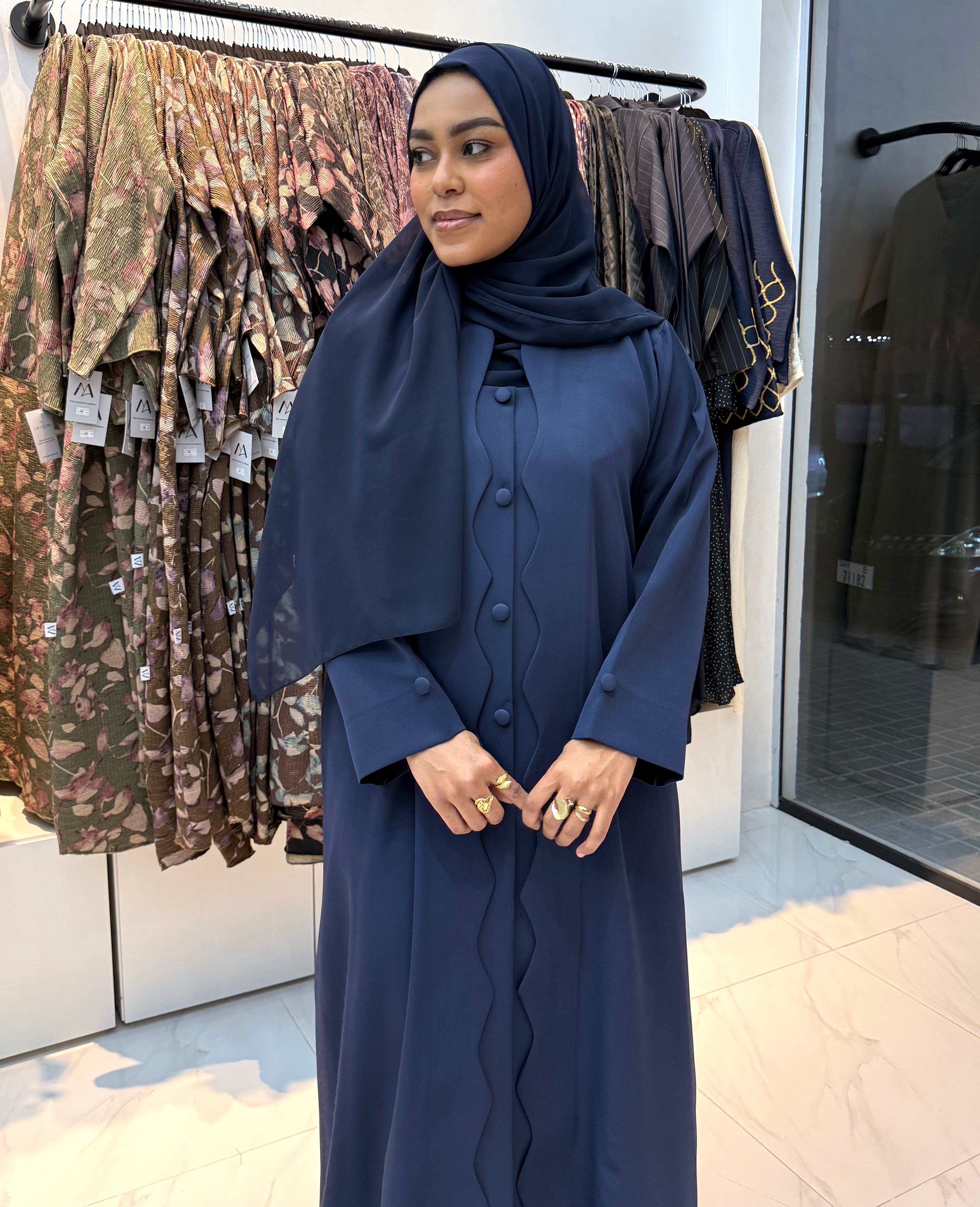 Blue Abaya