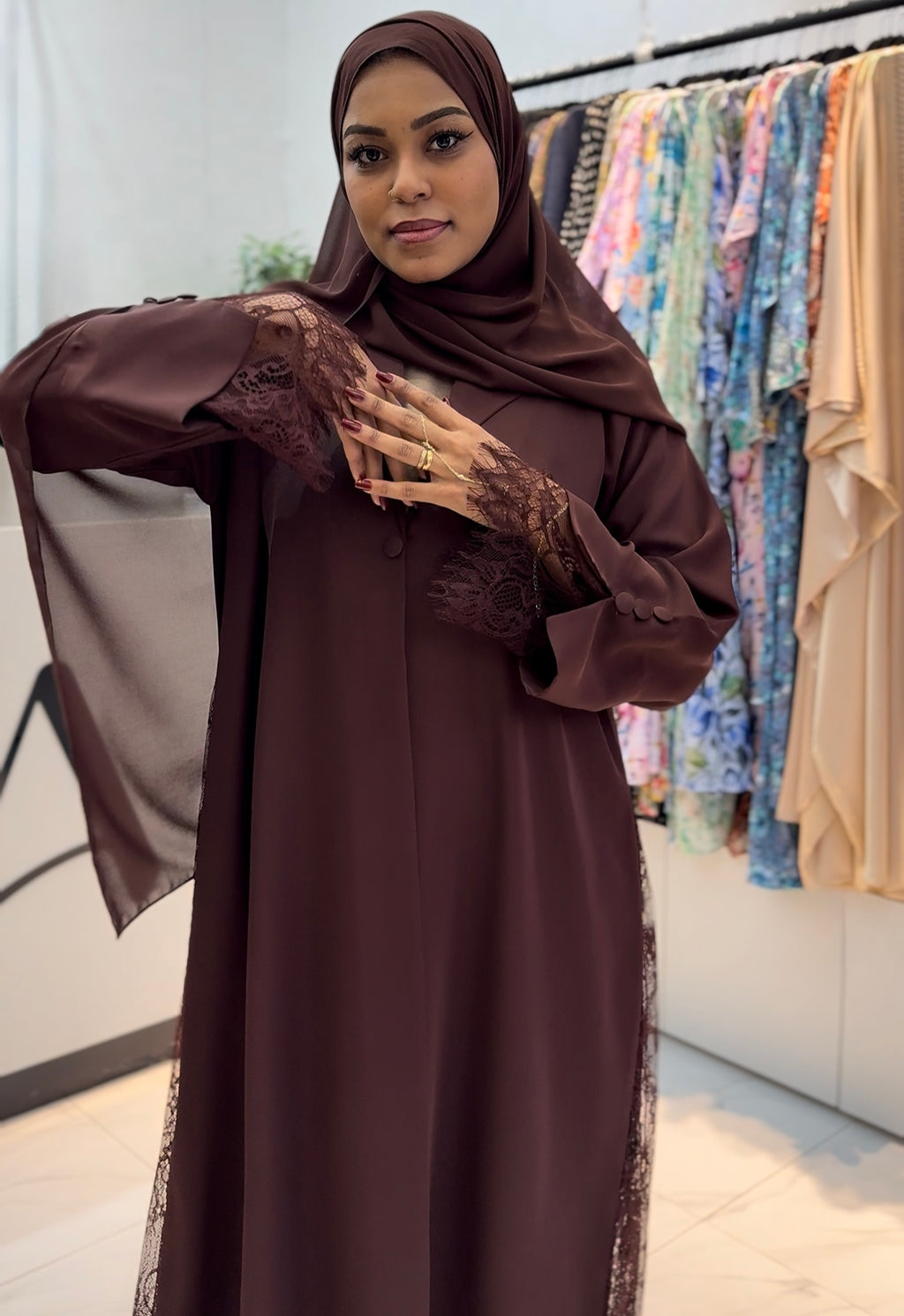 Brown Lace