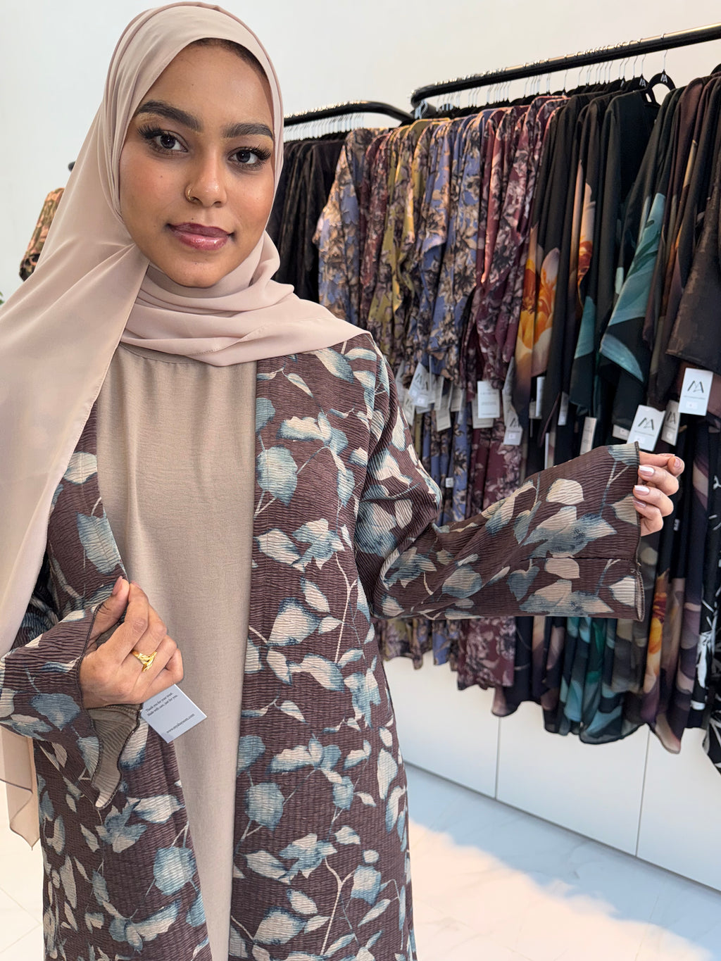 Printed Abaya
