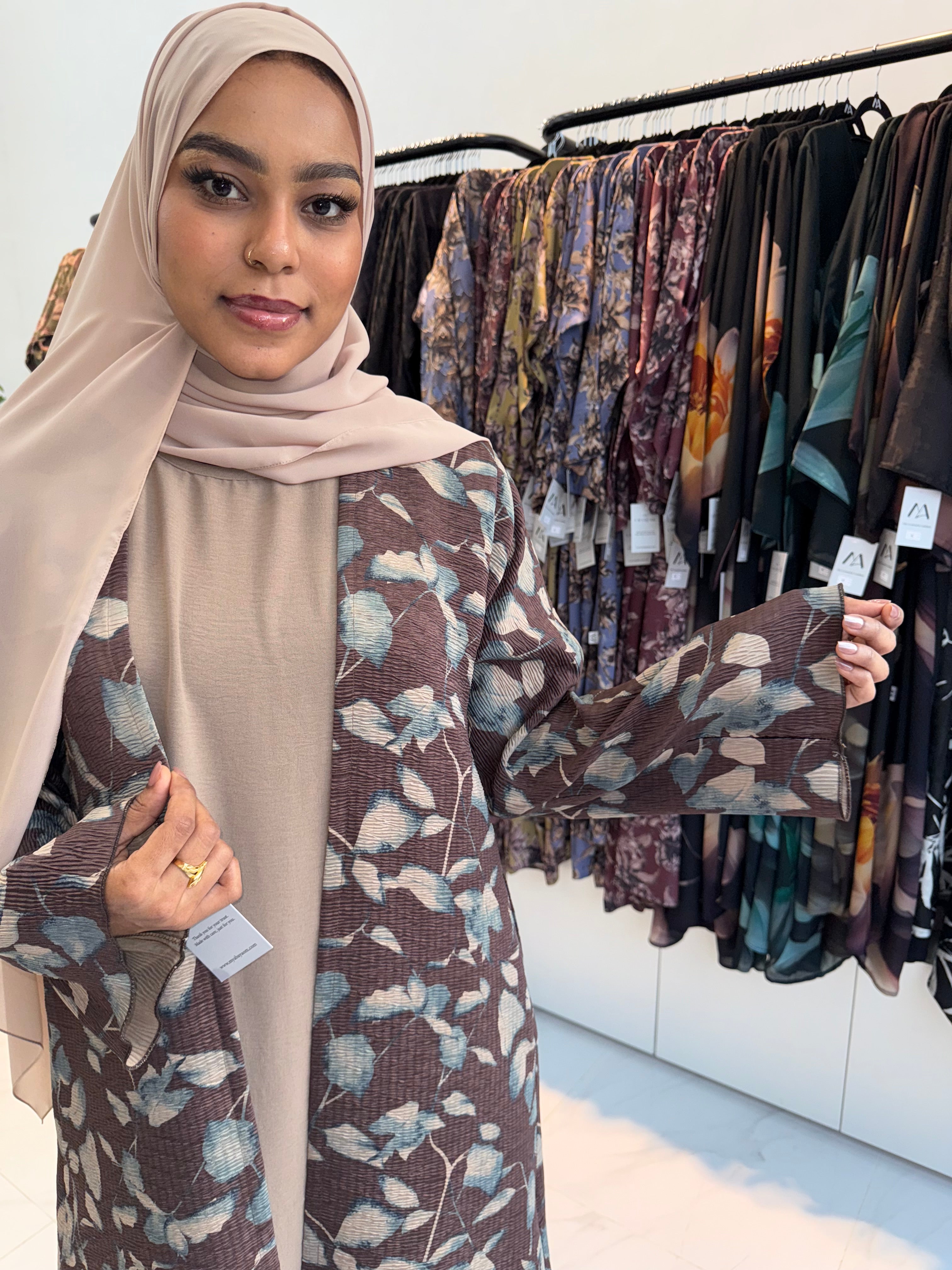 Printed Abaya