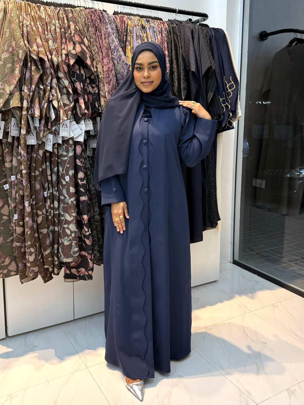 Blue Abaya
