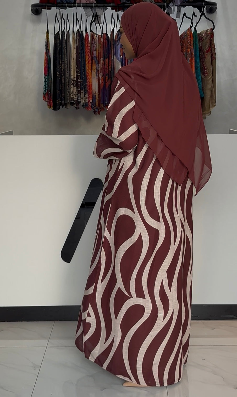 Burgundy Wave