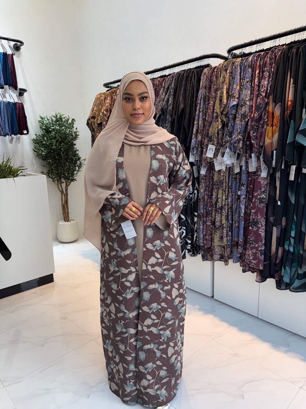 Printed Abaya
