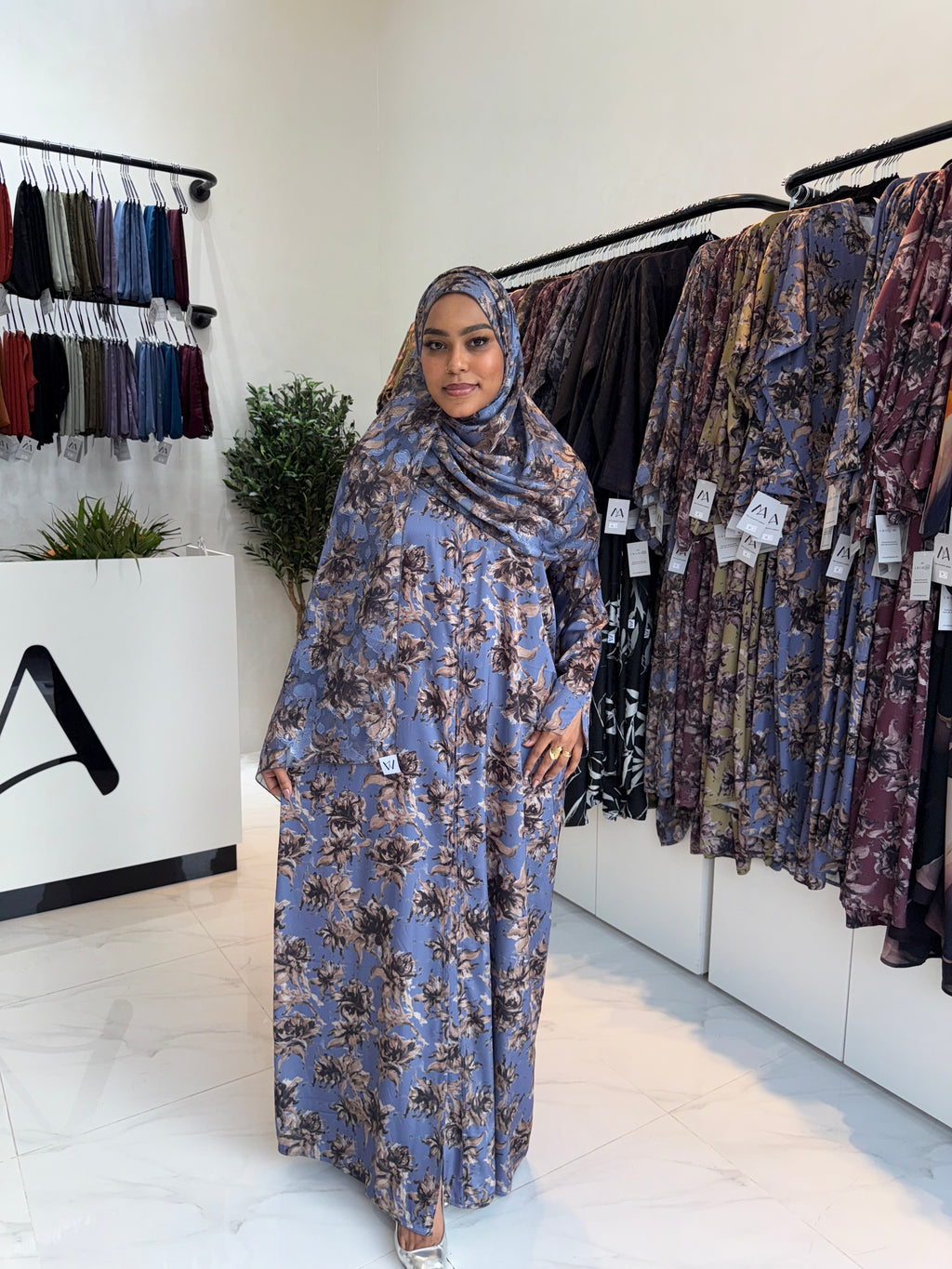 Printed Abaya