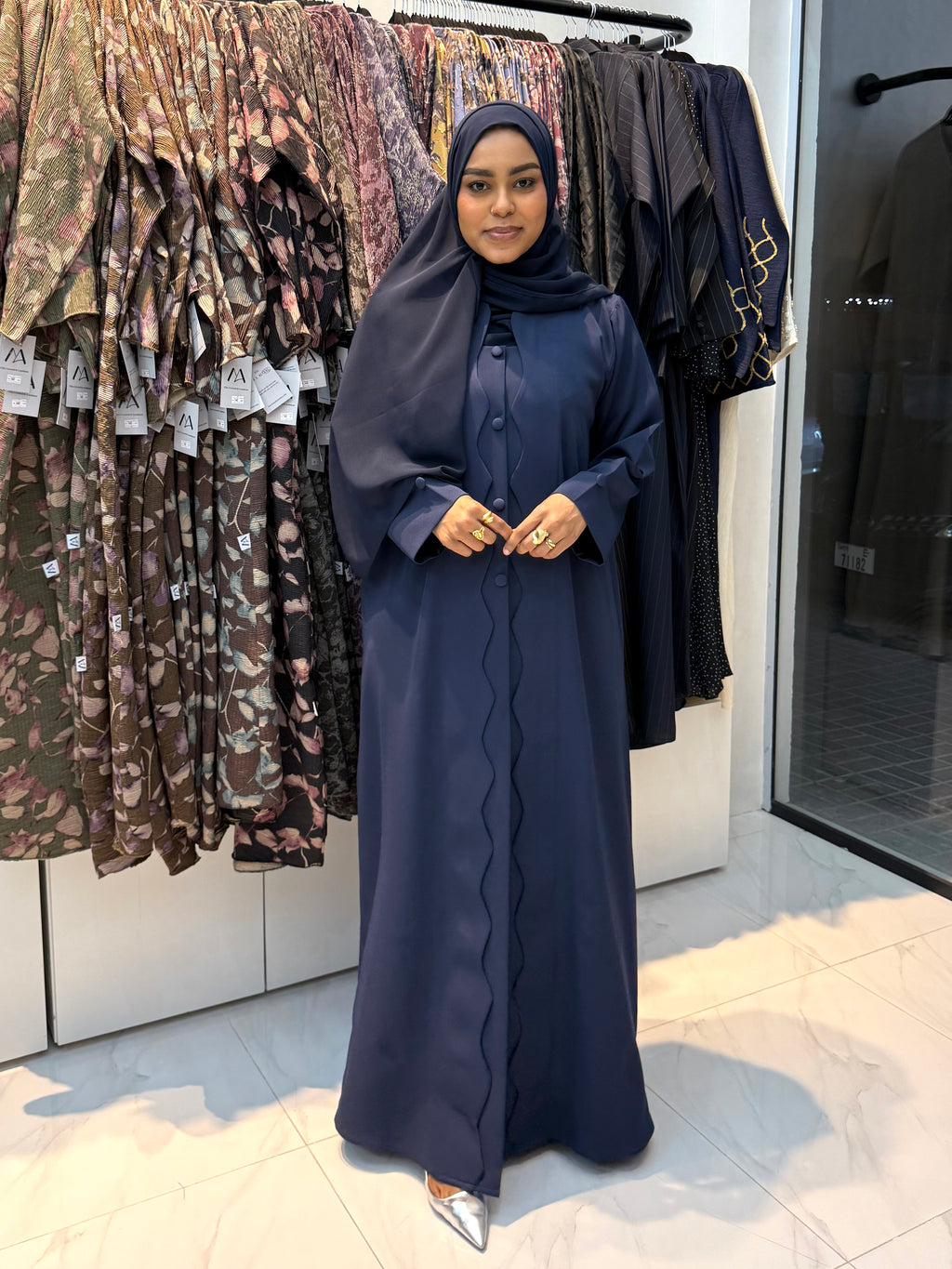 Blue Abaya