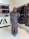 Double Chiffon Abaya