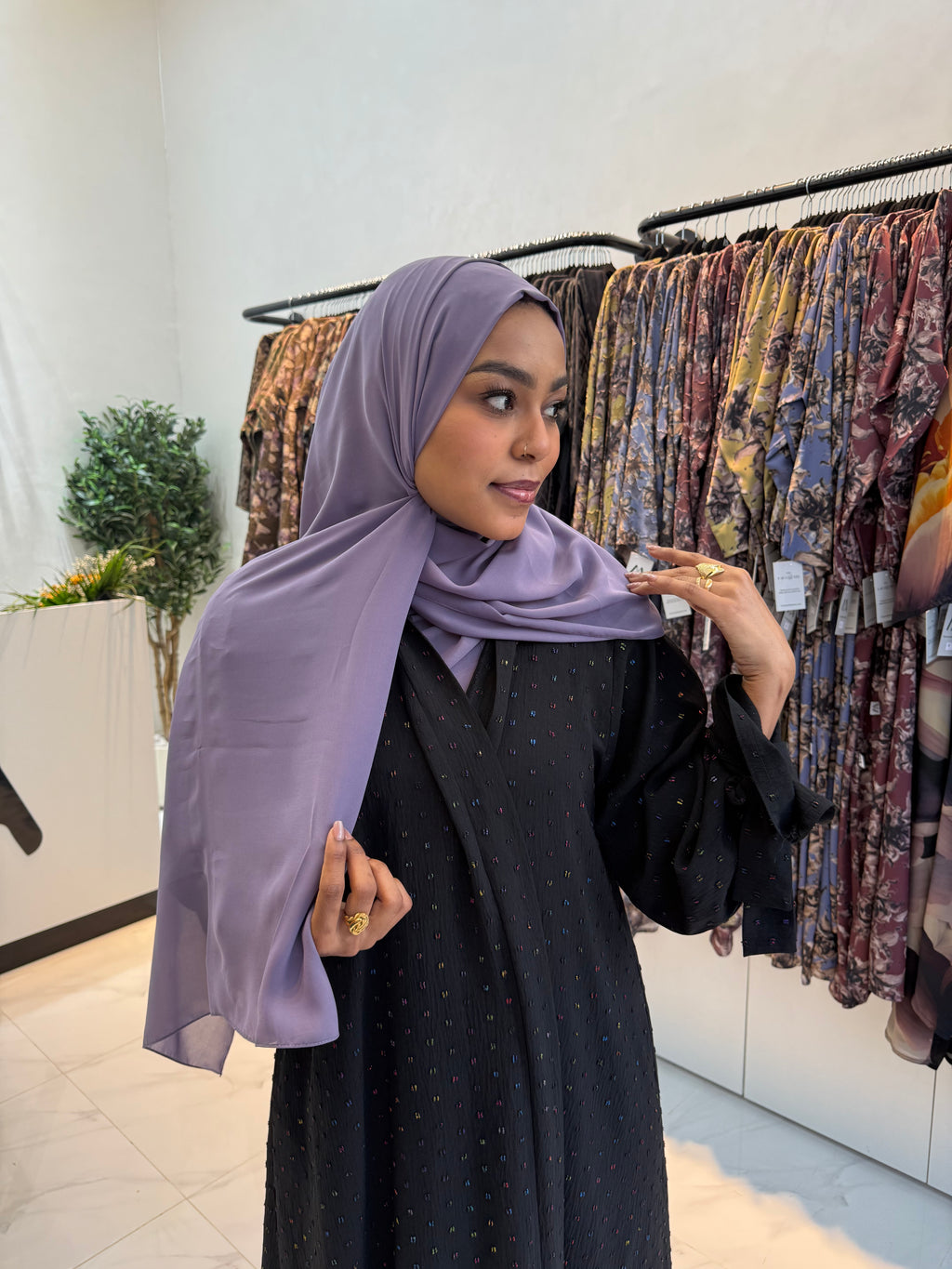 Purple Scarf