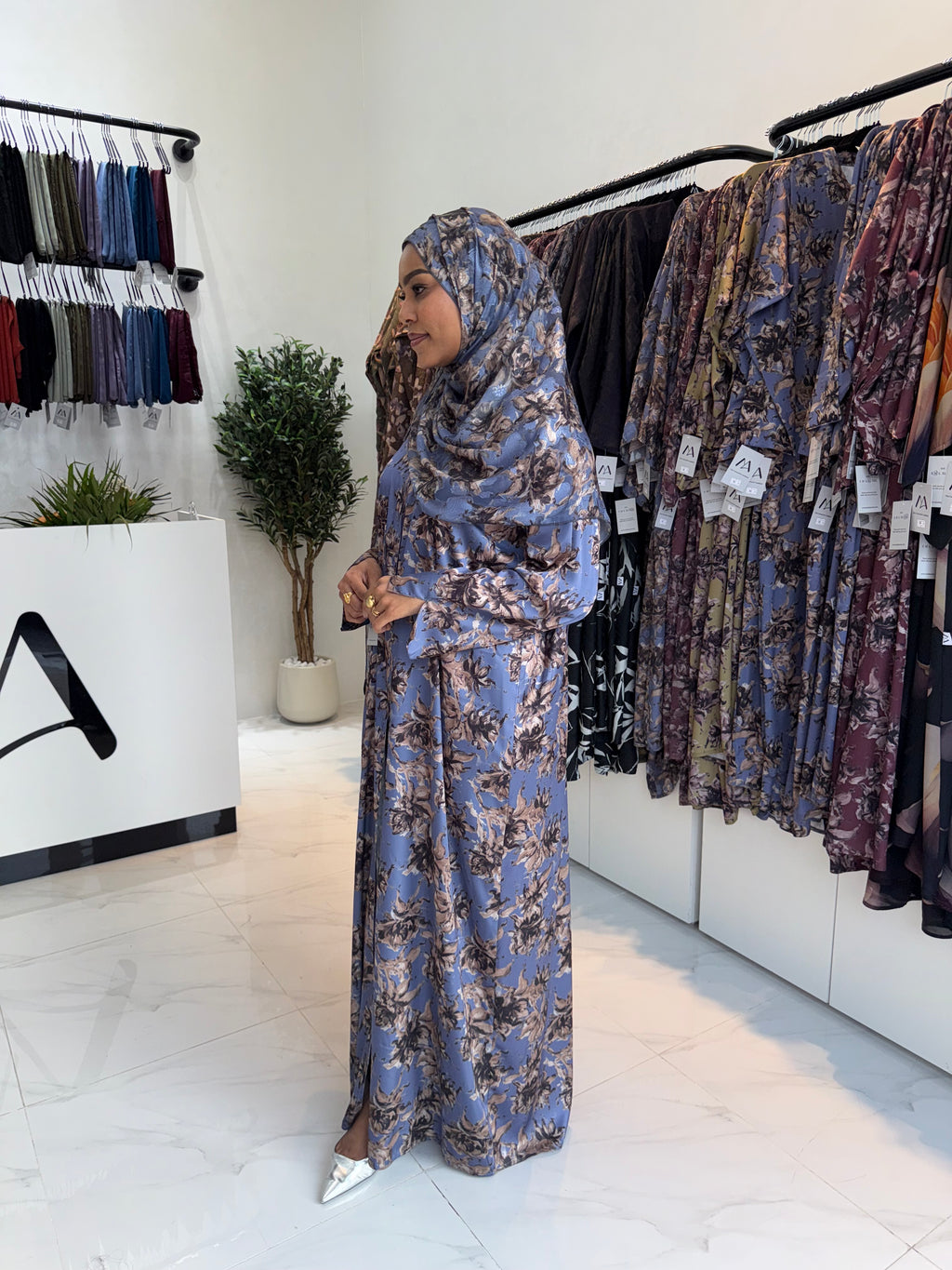 Printed Abaya