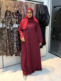 Maroon Abaya