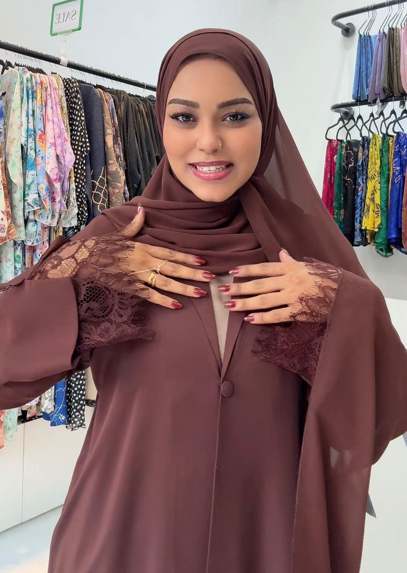 Brown Lace