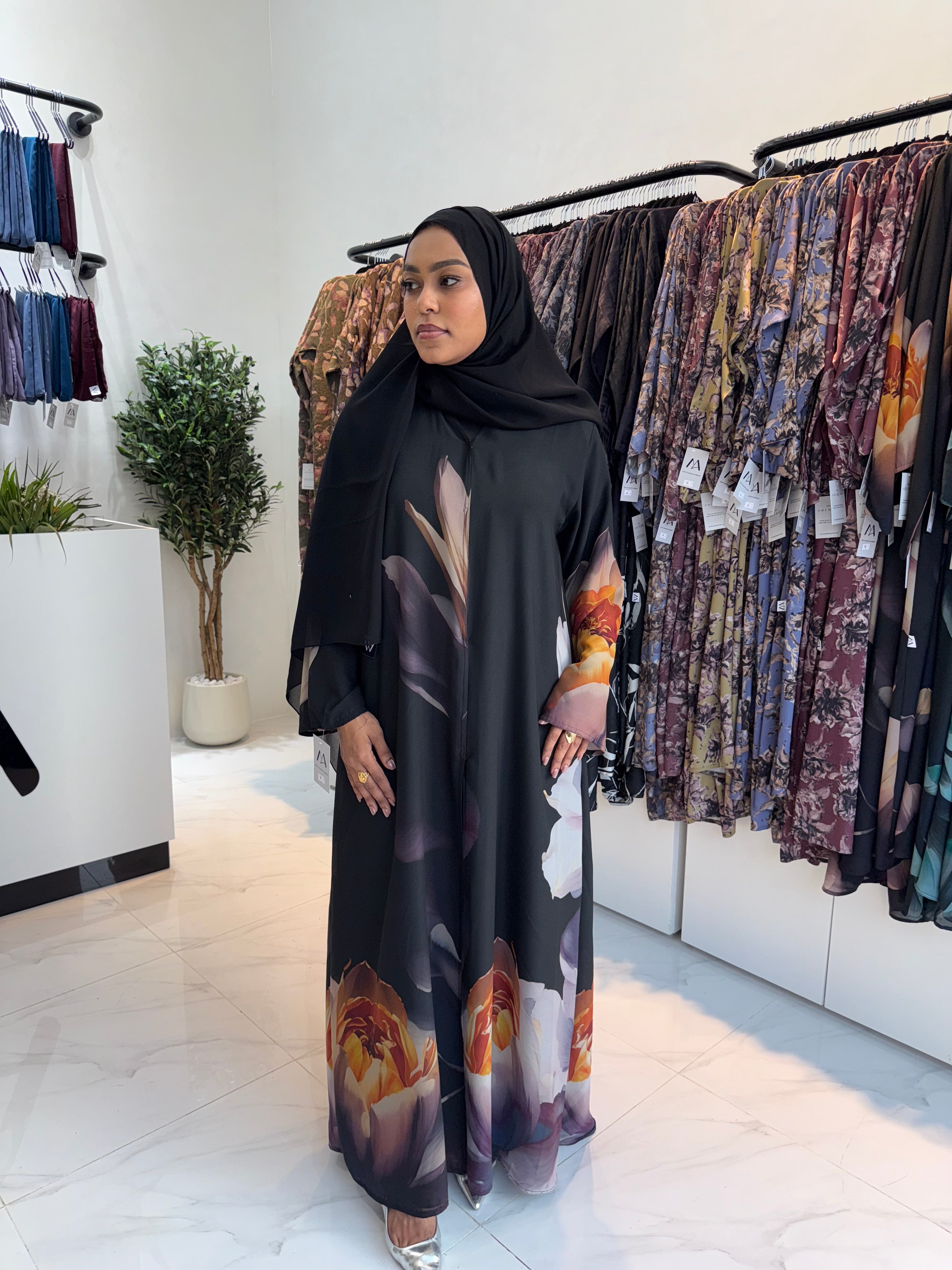 Floral Abaya