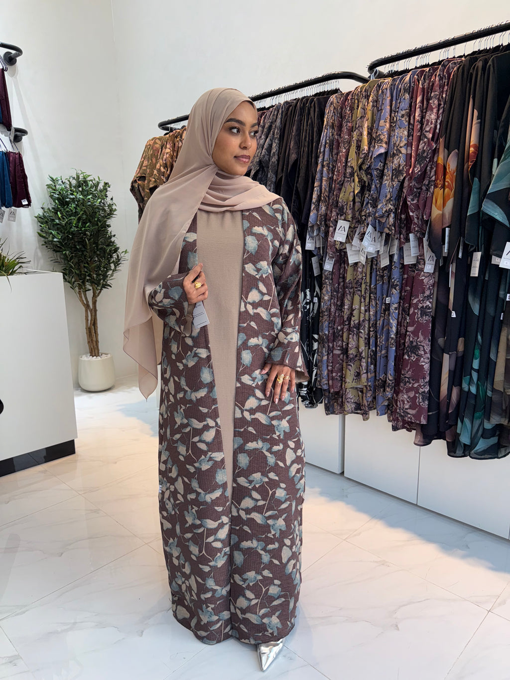 Printed Abaya