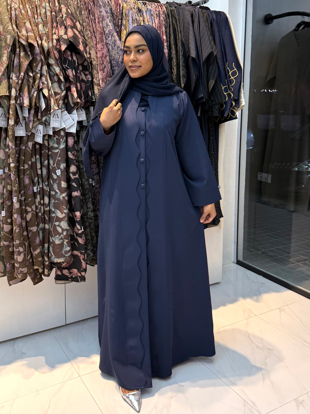Blue Abaya