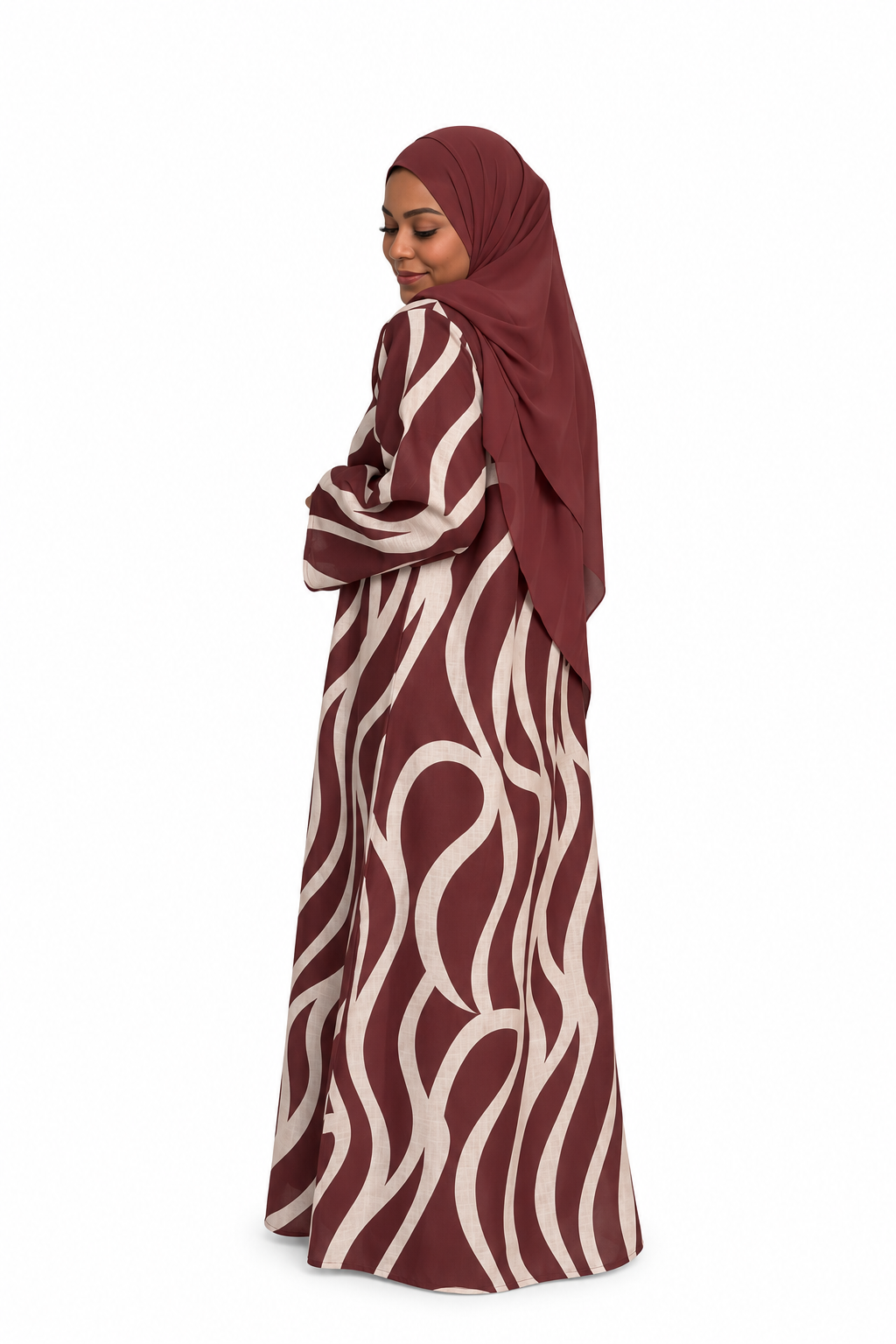 Burgundy Wave